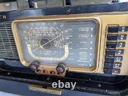 Zenith Trans-Oceanic Wave Magnet H500 Chassis 5H40 Radio Works