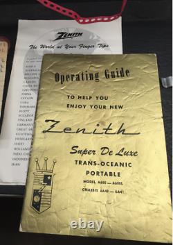Zenith, Trans Oceanic multi-band short wave receiver