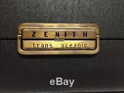 Zenith Transoceanic Ham Radio 1951 Multi Band H-500 Wavemagnet Tube Old Vintage