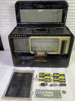 Zenith Transoceanic L600 Vintage Tube Radio