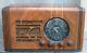 Zenith Tube Radio 5-S-119 1936 Round Black Dial 3 Band 4 Knob Cutout Grill 20x11