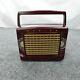 Zenith Tube Radio AM Model M403 Zenette Portable 1950s MCM Lunchbox Works USA