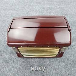 Zenith Tube Radio AM Model M403 Zenette Portable 1950s MCM Lunchbox Works USA