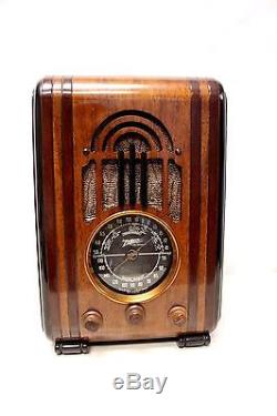Zenith Tube Radio Model 5-S-228 Tombstone from 1937