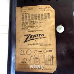 Zenith Vacuum Tube Radio US Antique Vintage Confirmation Electricity JAPAN JP