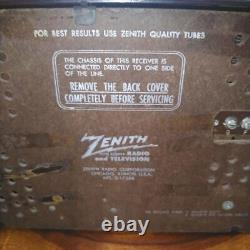 Zenith Vintage Vacuum Tube Radio Model R723 Working Item