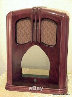Zenith Walton ORIGINAL Cabinet Only, Restored inside and out, shipping $30.00