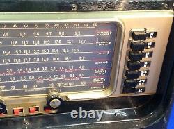 Zenith Wave Magnet Trans Oceanic Radio Model B600 Vintage Antique Tube Radio
