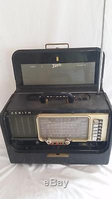 Zenith Wave Magnet Trans Oceanic Y600 Tube Radio 1956/1957 working