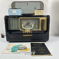 Zenith Wavemagnet Radio Trans-Oceanic Chassis 5H40 For Parts ONLY READ