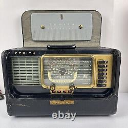 Zenith Wavemagnet Radio Trans-Oceanic Chassis 5H40 For Parts ONLY READ