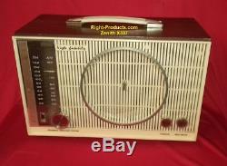 Zenith X337 Antique Tube Radio High Fidelity AM FM Retro Radio Collectors item
