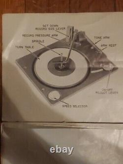 Zenith X508 PTBL Turntable Changer Record Player 4 Speed 16 33 45 78 Tube Radio