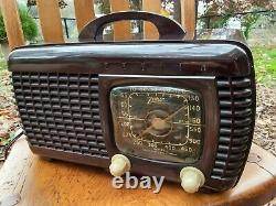 Zenith tube radio 6D520 vintage bakelite Christmas Gift