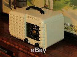 Zenith vintage tube radio classic black dial model 6D612W